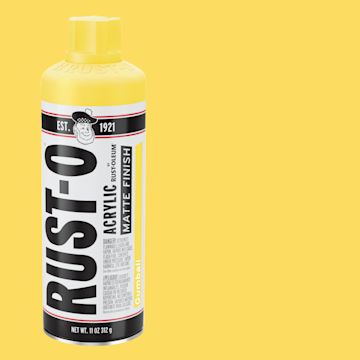 Open in modal - Rust-Oleum Rust-O Artist Acrylic Spray Paint - Gumball, Can and Swatch
