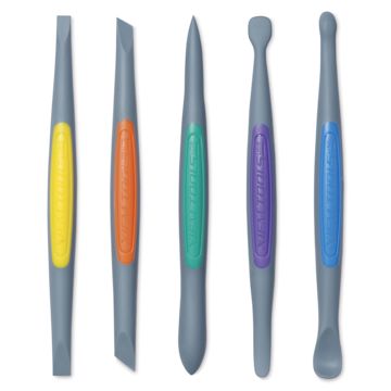 Open in modal - Xiem Clay Finishing Tools - Strong-Firm, Set of 5, Medium - contents