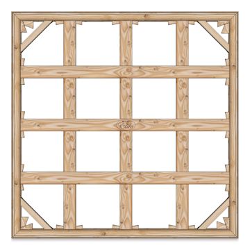 Open in modal - Masterpiece B2 Stretcher Kit with Braces - 120 x 20", With Brace