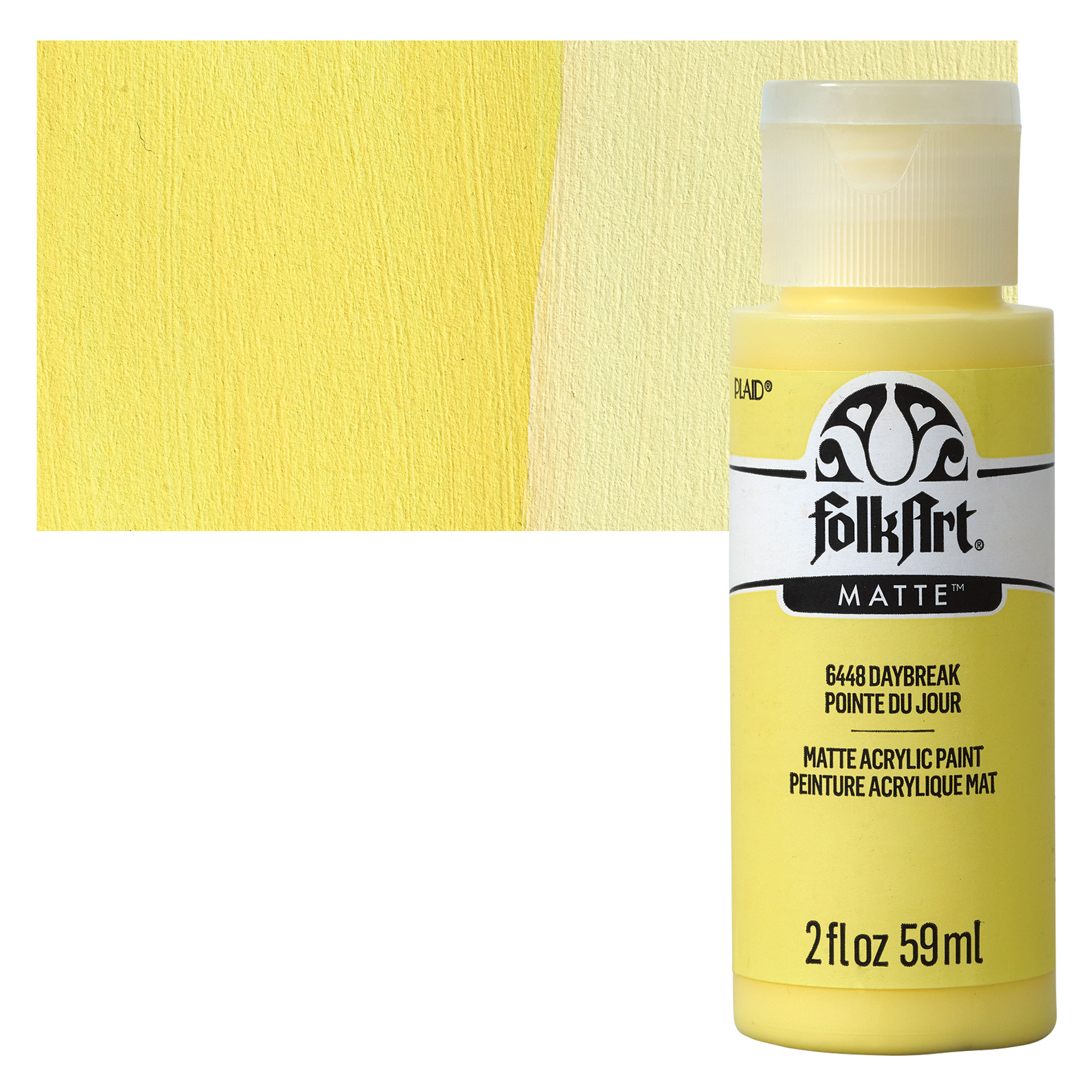 FolkArt Enamel Paint 2oz Yellow Light