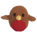Leisure Arts Make a Little Pudgie Crochet Kit - Birdy, 3" Height