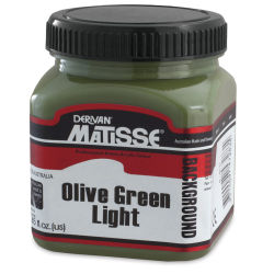 Matisse Background Colors Acrylic Paint - Olive Green Light, 250 ml