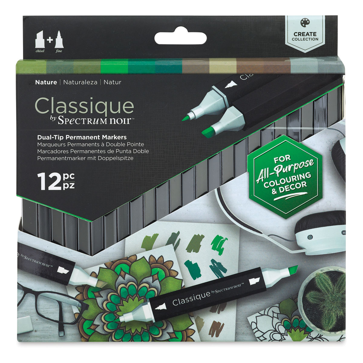 Spectrum Noir Duo Color Markers, Accessory Kit and Class