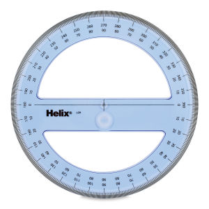 Helix Full Circle Protractor - 6"
