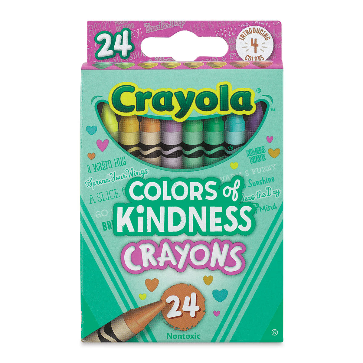 Crayola Crayons - Colors of Kindness, Set of 24