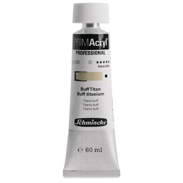 Open in modal - Schmincke Primacryl Professional Acrylic Paint - Buff Titanium, 60 ml Tube