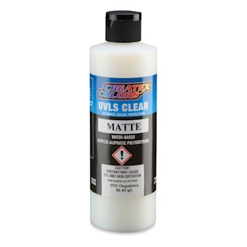 Open in modal - Createx Airbrush Clears - UVLS Top Coat, Matte, 8 oz, Bottle