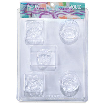 Life of the Party Soap Mold - Front of package of Flower Shapes