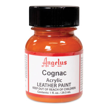 Angelus Acrylic Leather Paint - Cognac, 1 oz