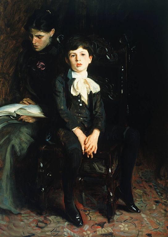 Portrait of a Boy oil on canvas painting by John Singer Sargent, 1890