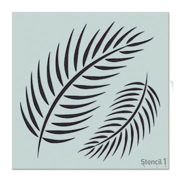 Open in modal - Stencil1 Stencil - Palm Fronds, Large, 11'' x 11''