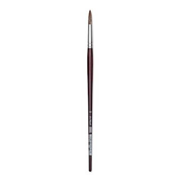 Open in modal - Da Vinci Grigio Synthetic Brush - Round, Long Handle, Size 12