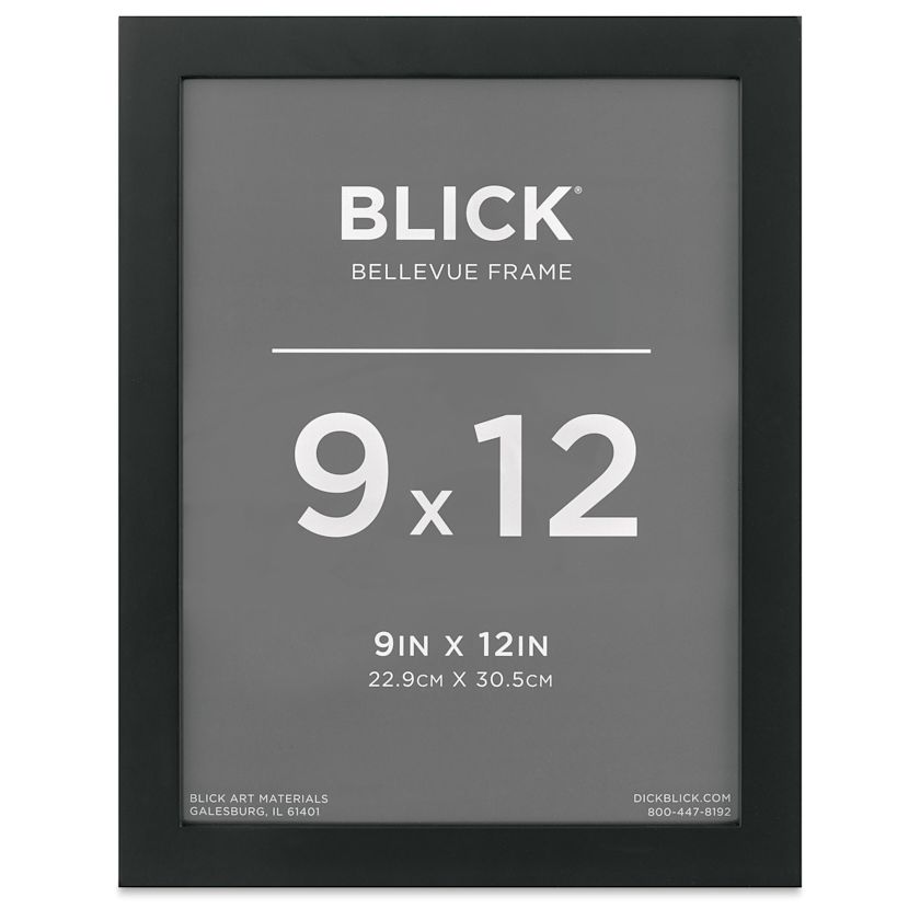 Blick Bellevue Frame Black, 9" x 12" BLICK Art Materials