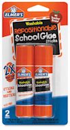 Elmer's Washable Repositionable Glue Sticks