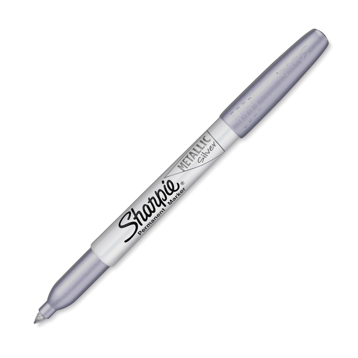 Sharpie 39108 Permanent Marker, Fine Lead/Tip, Silver Lea
