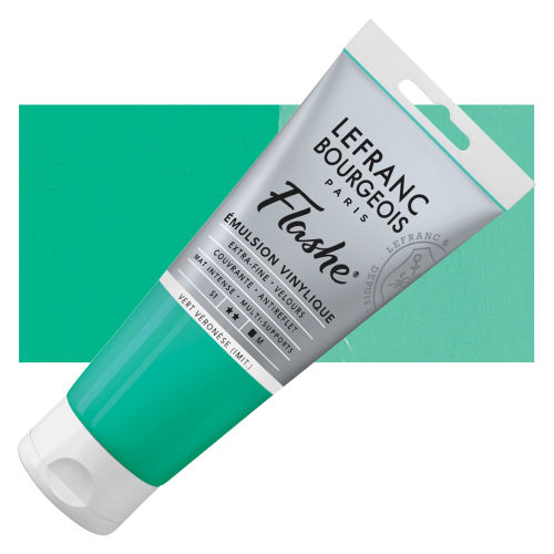 Lefranc & Bourgeois Flashe Matte Artist's Color, 125ml, Water Green 