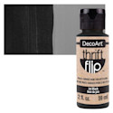 DecoArt Thrift Flip Multi-Surface Paint - Jet Black, 2 oz