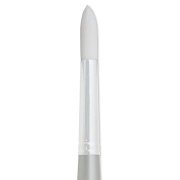 Open in modal - Silver Brush Silverwhite Synthetic Brush - Round, Long Handle, Size 12 close up