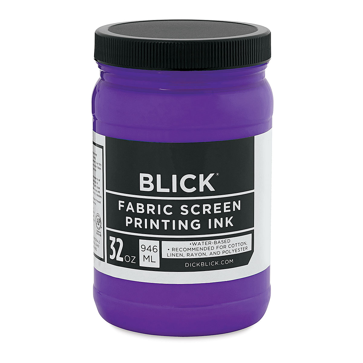 Blick Water-Base Acrylic Textile Screen Printing Ink - Violet, Quart