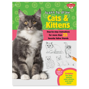 Learn to Draw Cats & Kittens - Front cover of Book
