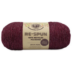 Lion Brand Re-Spun Bonus Bundle Yarn - Wine, 658 yards