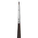 Escoda Vintage Synthetic Brush - Filbert, Long  Handle, Size 0