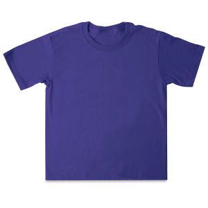 First Quality 50/50 T-Shirts, Youth Sizes - Purple Small (6-8)