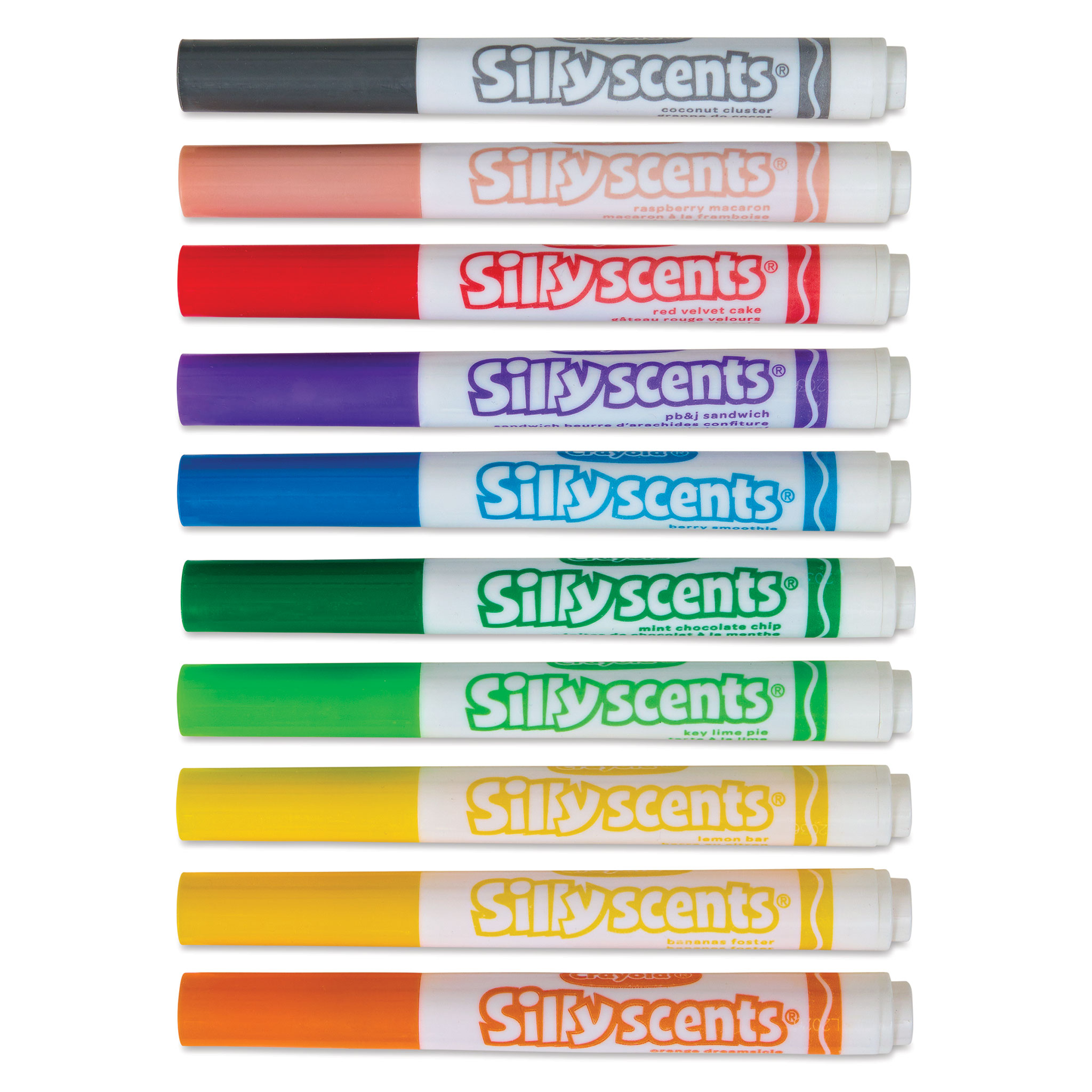 Crayola 10pk Silly Scents Smash Ups Slim Washable Markers