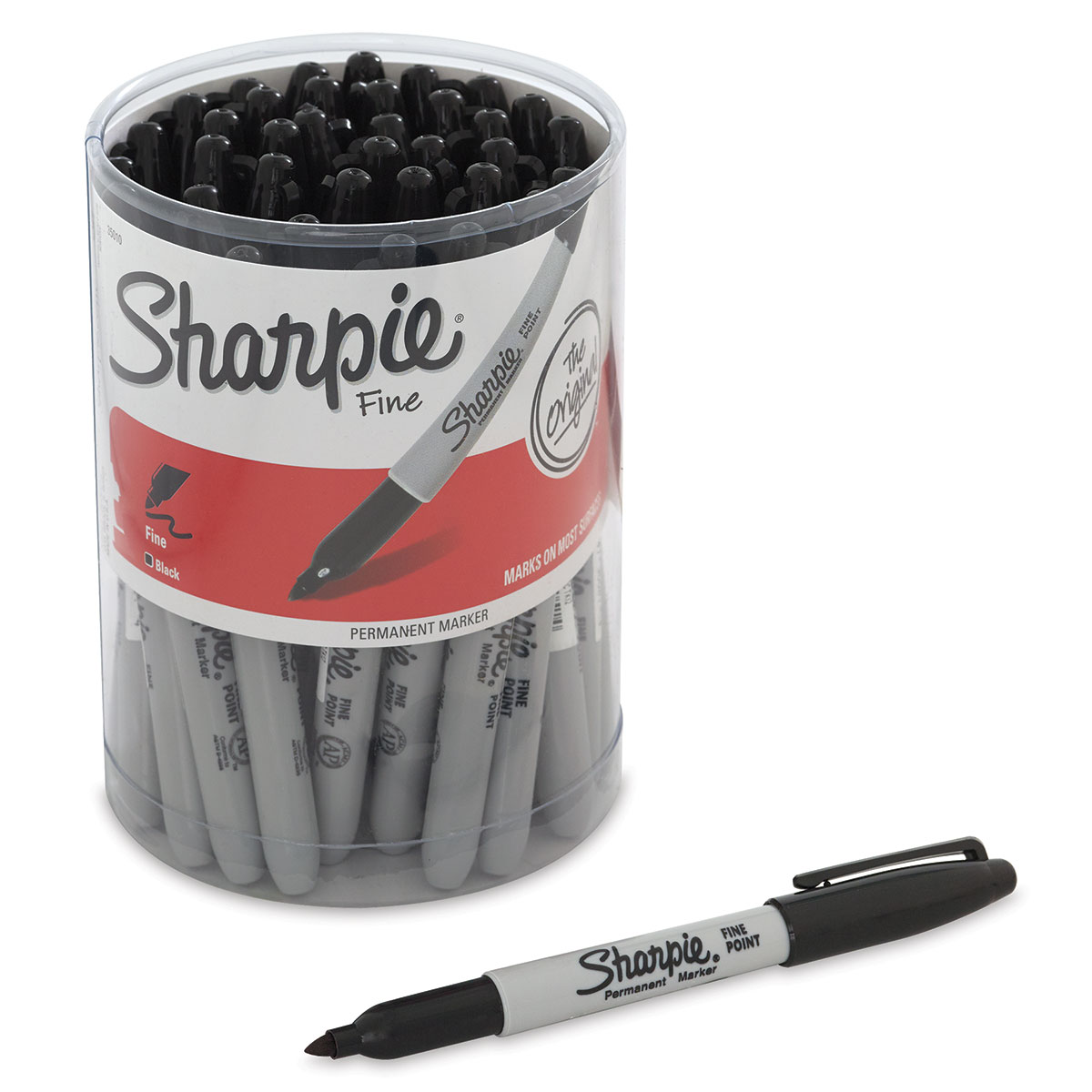 swim drag Ripples Sharpie Fine Point Permanent Markers - Class Pack, Set of 36, Black | BLICK  Art Materials