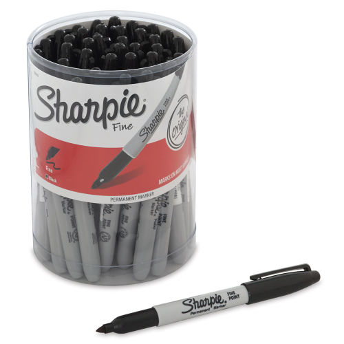 Sharpie Fine Point Permanent Markers - Black, Pkg of 36