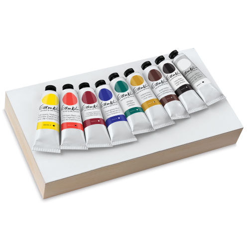 Gamblin Artist Oil Paint Set for Professionals - Orange Set - 37ml Tubes