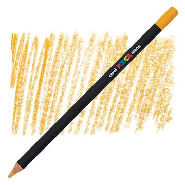 Open in modal - Posca Colored Pencil - Ochre pencil and swatch