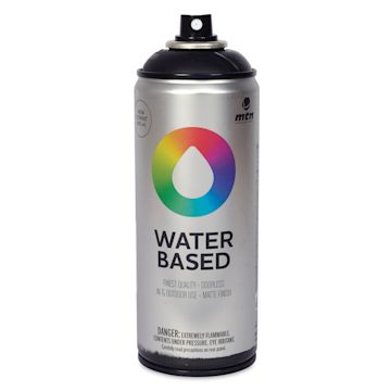 Open in modal - MTN Water Based Spray Paint - Black, 400 ml Can