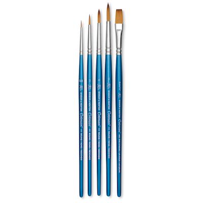 Winsor & Newton Cotman Watercolor Brush Set - Set 4, Set of 5, Short ...