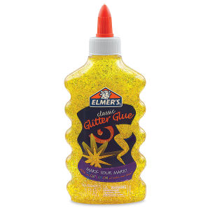 Elmer's Glitter Glue - Yellow, 6 oz Bottle