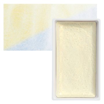 Open in modal - Kuretake Gansai Tambi Watercolor Pan - Opal Gold pan and swatch