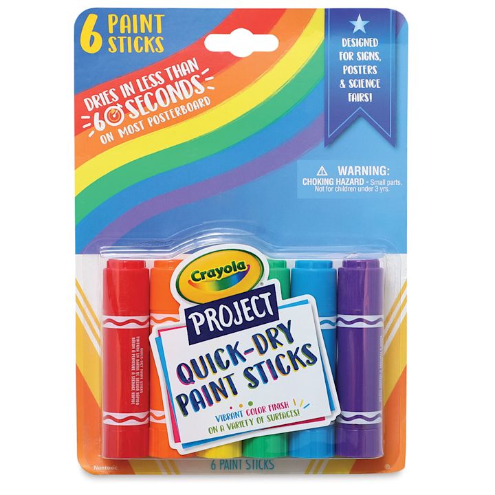 Crayola Quick Dry Paint Sticks Set BLICK Art Materials