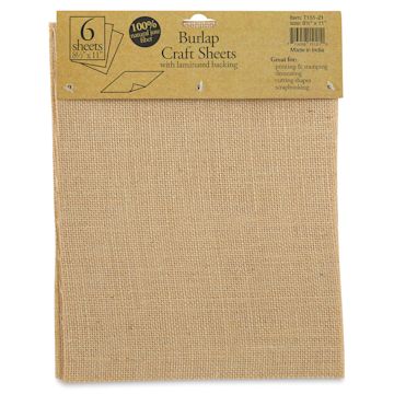 Open in modal - Harvest Imports Craft Canvas Sheets - Jute Package of 6 Sheets shown