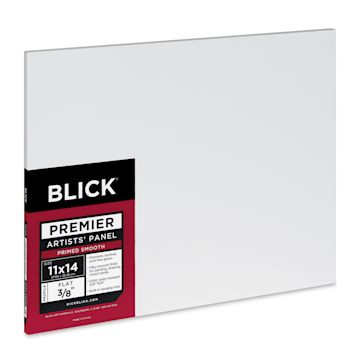Open in modal - Blick Premier Artists' Panel - Flat, 3/8", 11" x 14" side view