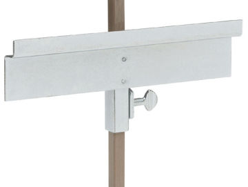 Walker System Frame Hook - Left Angle view showing hook connected to rod
