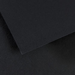 Canson Mi-Teintes Drawing Paper - 19" x 25", Black, Single Sheet