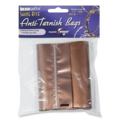Beadsmith Anti-Tarnish Bags - 4" x 4" size, front of package