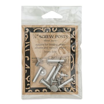Open in modal - Lineco Screw Post Pack - 7/8", Pkg of 6