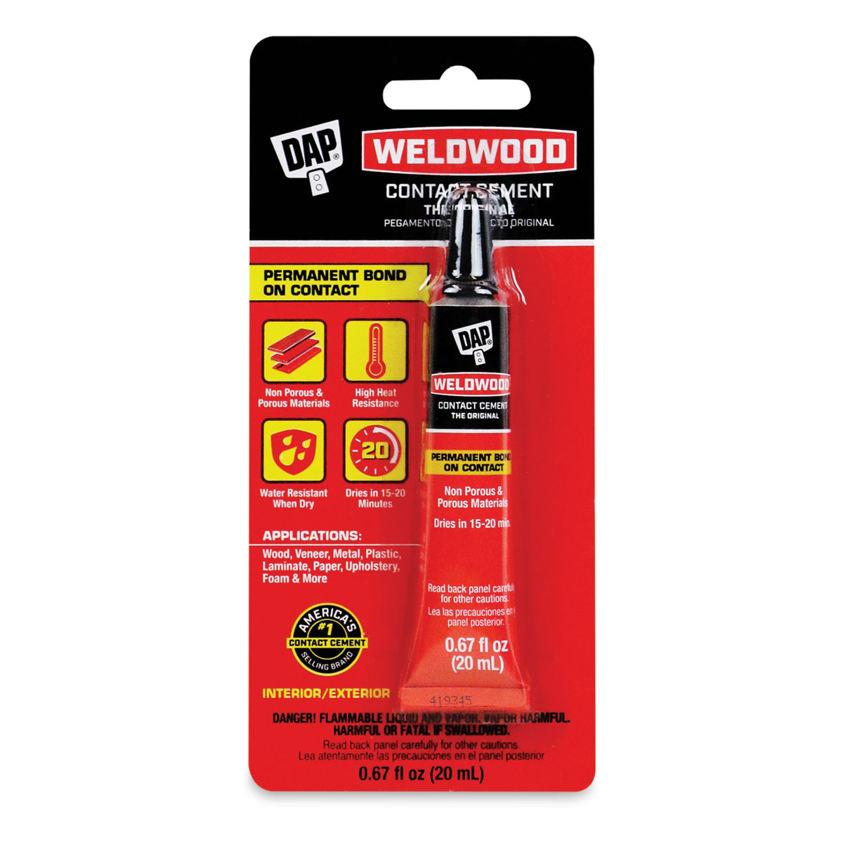 Weldwood Instant Wood Adhesive - 4 oz