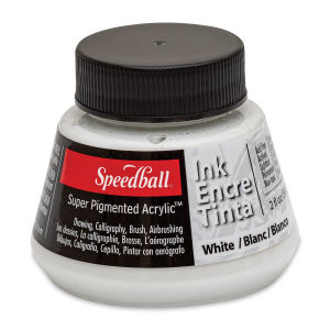 Speedball Calligraphy Ink - 2 oz, White