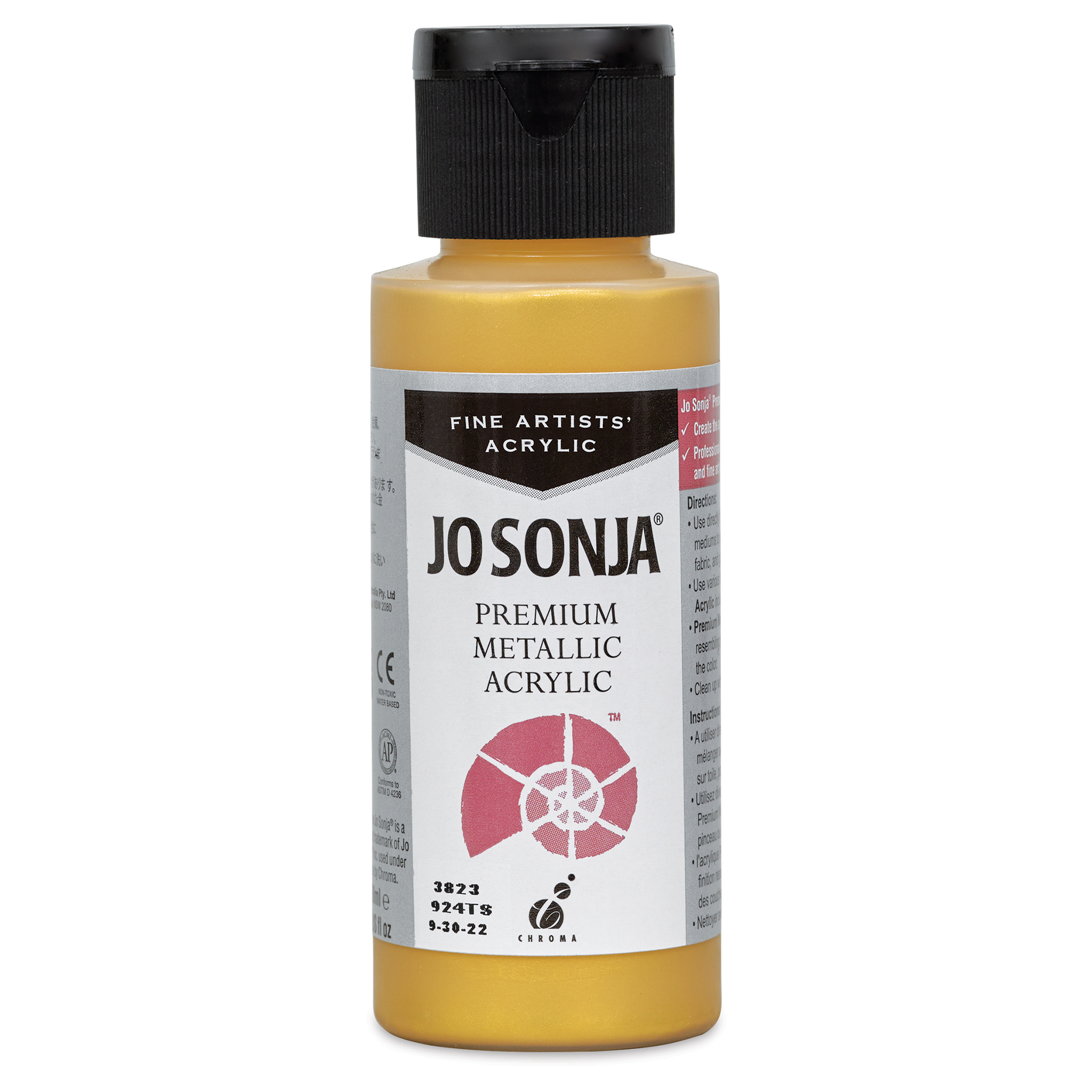 Chroma's Jo Sonja Premium Metallic and Pearlescent Acrylic Paints and Sets