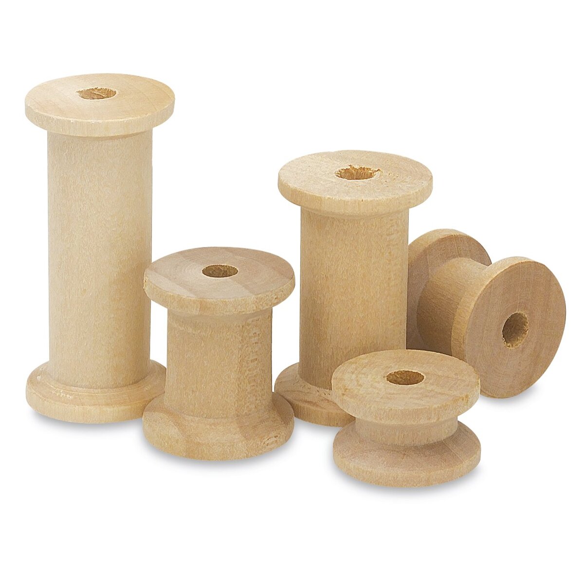 Empty Wooden Spools for Crafts (0.5 x 0.62 In, 50 Pack), PACK - Fry's Food  Stores