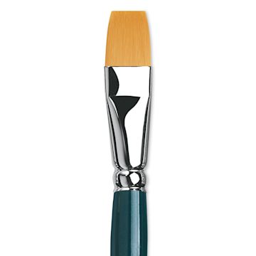 Open in modal - Da Vinci Nova Brush - Bright, Short Handle, Size 18 close up