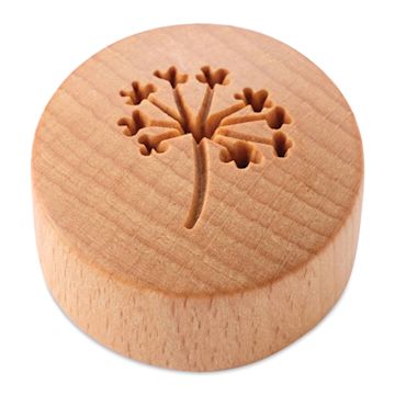 Open in modal - MKM Pottery Tools Curve Top Stamp - Common Milkweed