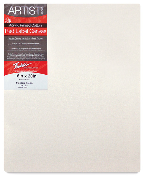 Fredrix 5602 Ultra Smooth Stretched Canvas 9 by 12-Inch 